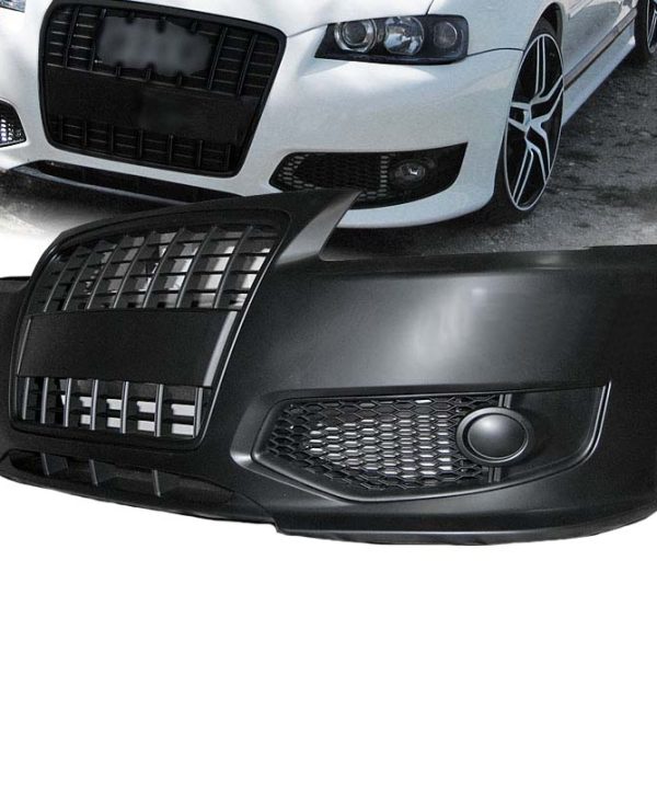 Kimpiris - Μπροστινός Προφυλακτήρας Για Audi A3 8L 96-03 RS3 Look Με Μαύρη Μάσκα
