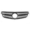 Μάσκα Για Mercedes-Benz C-Class W204 07-14 Amg C63 Look Με Μονή Γρίλια Μαύρη Γυαλιστερή 1 Τεμάχιο - Image 3
