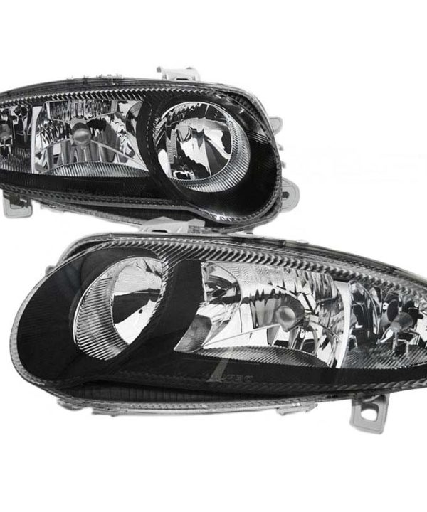Alternative view of Μπροστινά Φανάρια Set Για Alfa Romeo 147 01-04 Μαύρα GTA H7/H7/H1 Depo