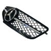 Μάσκα Για Mercedes-Benz C-Class W204 07-14 Amg C63 Look Με Μονή Γρίλια Μαύρο/Χρώμιο 1 Τεμάχιο - Image 4