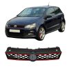 Kimpiris - Μάσκα Για Vw Polo 6R/6C 09-16 GTI Look Κυψελωτή Με Κόκκινο Σιρίτι 1 Τεμάχιο