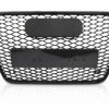 Μάσκα Για Audi Q7 4L 05-15 RSQ7 Look Κυψελωτή Μαύρη 1 Τεμάχιο - Image 3