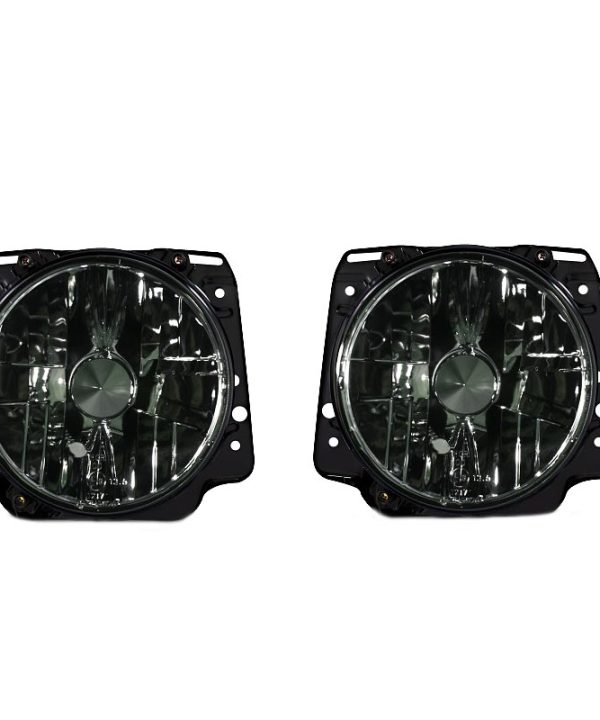 Kimpiris - Μπροστινά Φανάρια Set Για Vw Golf 2 83-92 Smoke Clear Glass H4 Manual Depo