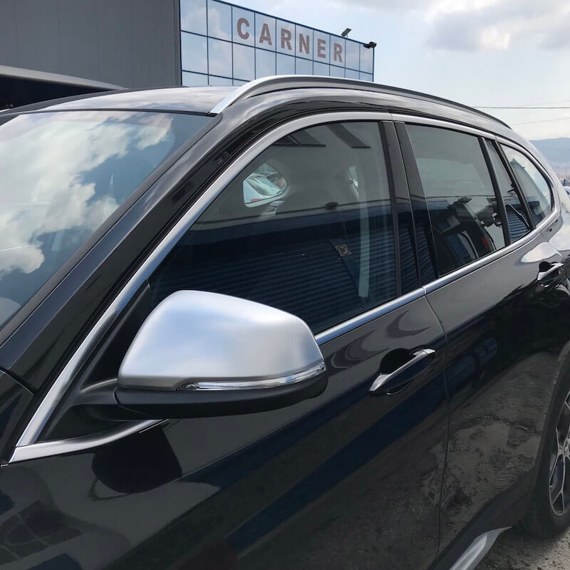 Καπάκια Καθρεφτών Για Bmw X1 F48 15+, 2 F45/F46 14+ Brushed Aluminium 2 Τεμάχια - Image 4