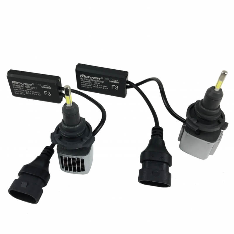 Λάμπες Led HB3 9005 F3 Samsung 12Volt 26watt 2600lm 6500k 2 Τεμάχια - Image 2