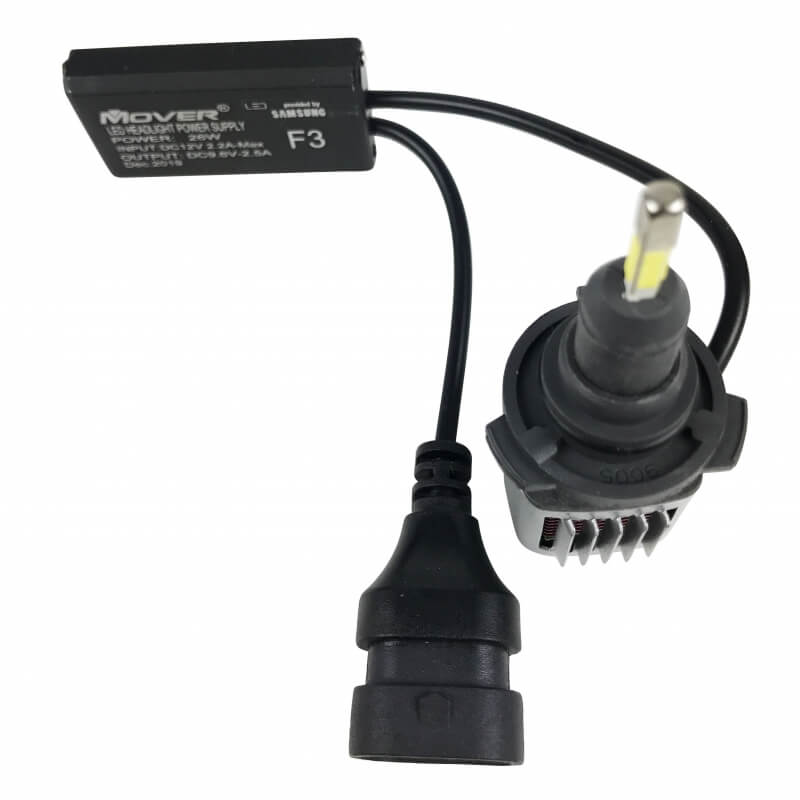 Λάμπες Led HB3 9005 F3 Samsung 12Volt 26watt 2600lm 6500k 2 Τεμάχια - Image 3