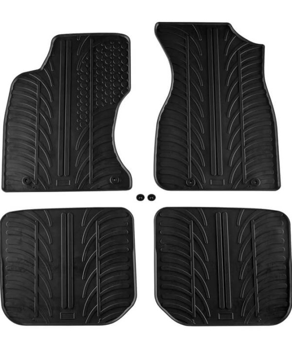 Kimpiris - Πατάκια Αυτοκινήτου Gledring 0256 Audi A4 B5 Sedan/ Avant 1996-2000 Μαύρο 4 Τεμάχια