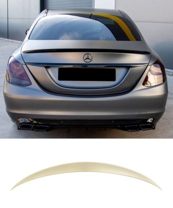 Alternative view of Αεροτομή Πορτ Παγκάζ Για Mercedes-Benz C-Class W205 Sedan13-20 Amg look Lipspoiler Από Abs Πλαστικό