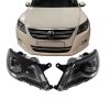 Kimpiris - Μπροστινά Φανάρια Set Για Vw Tiguan mk1 07-11 DRL Μαύρα H7/H7 Με Μοτέρ Carner