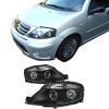 Kimpiris - Μπροστινά Φανάρια Set Για Citroen C3 02-09 Angel Eyes Μαύρα H1/H1 Manual Sonar