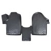 Kimpiris - Πατάκια Σκαφάκια 3D Από Λάστιχο TPE Για Mercedes Vito W639 03-14 Rizline 3 Τεμάχια Μαύρα
