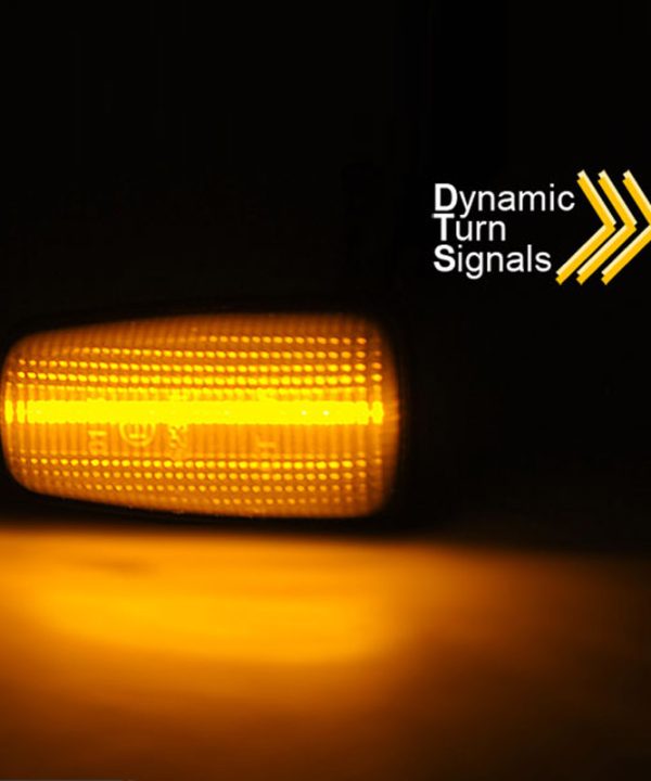 Alternative view of Πλαϊνά Φλας Φτερού Για Citroen Saxo / Berlingo / Xsara / Jumpy / Peugeot 406 Led Dynamic Φιμέ 2 Τεμάχια