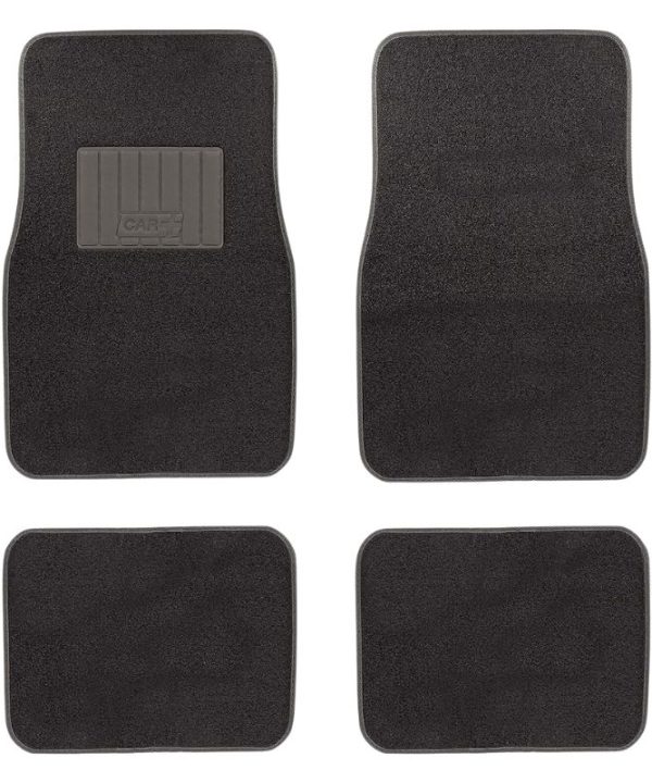 Kimpiris - Πατάκια Αυτοκινήτου Universal Μοκέτα "Premium Collection" Car+ Μαύρα 4 Pieces