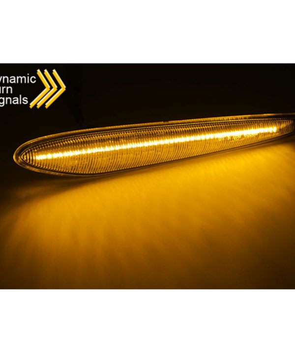 Alternative view of Πλαϊνά Φλας Φτερού Για Alfa Romeo 159/ Brera/ Spider 05-10 Smoke Led Dynamic 2 Τεμάχια