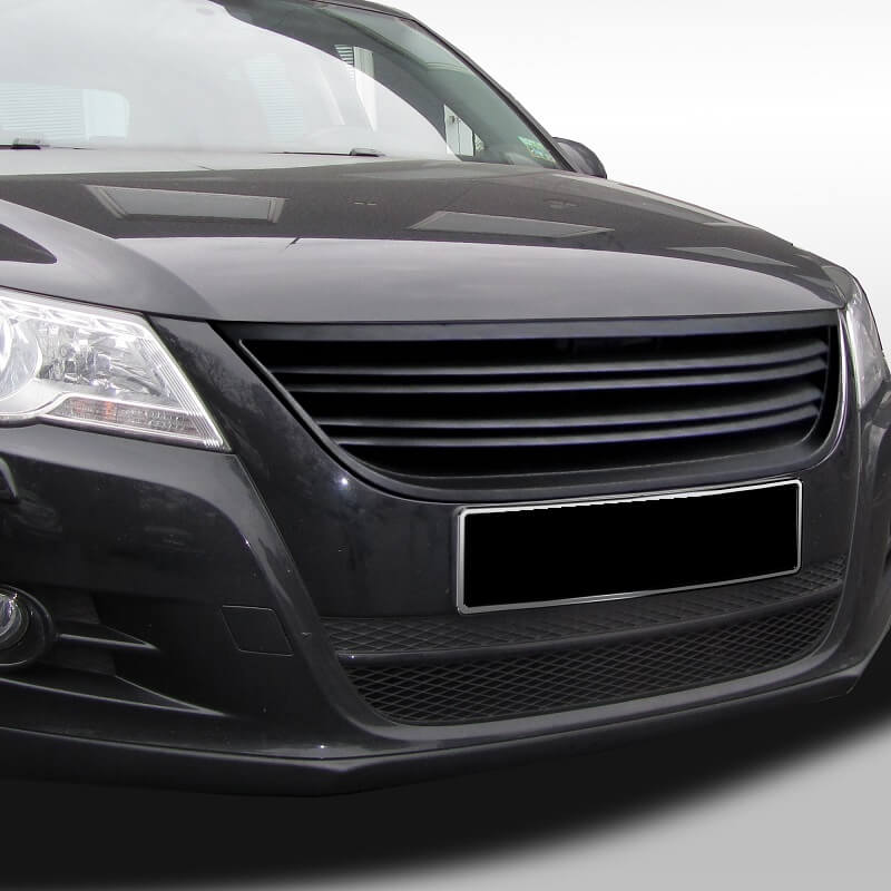 Μάσκα Για Vw Tiguan mk1 07-11 R Look Μαύρη Ματ Με 2 Διπλές Γρίλιες 1 Τεμάχιο - Image 2