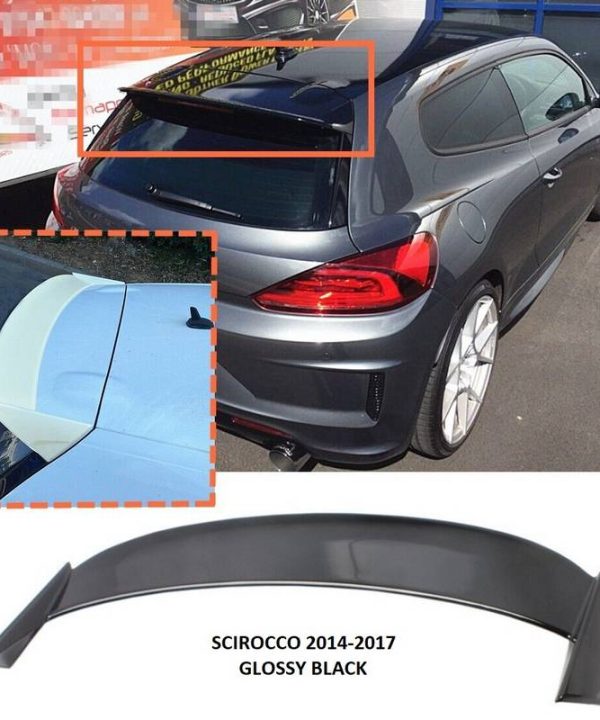 Kimpiris - Αεροτομή Οροφής Για Vw Scirocco 14-17 Osir V2 Look Γυαλιστερό Μαύρο Από Abs Πλαστικό