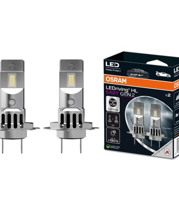 Kimpiris - Λάμπες Led H7/H18 Osram LEDriving HL Easy Gen2 12volt 16watt 2000lm 6500k 2 Τεμάχια