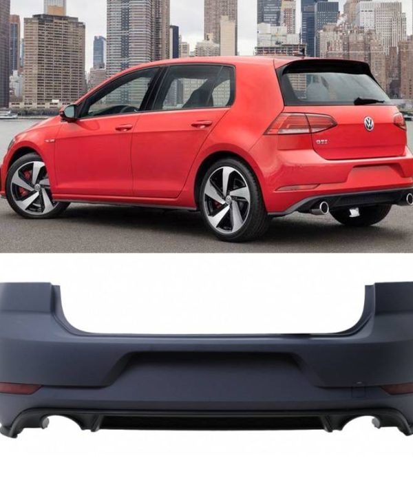 Kimpiris - Πισινός Προφυλακτήρας Για VW Golf VII (7 & 7.5) 13-19 Upgrade GTI Look