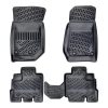 Kimpiris - Πατάκια Σκαφάκια 3D Από Λάστιχο TPE Για Jeep Wrangler (Unlimited) JK 4 Πορτο 2006-2018 Rizline 4 Τεμάχια Μαύρα