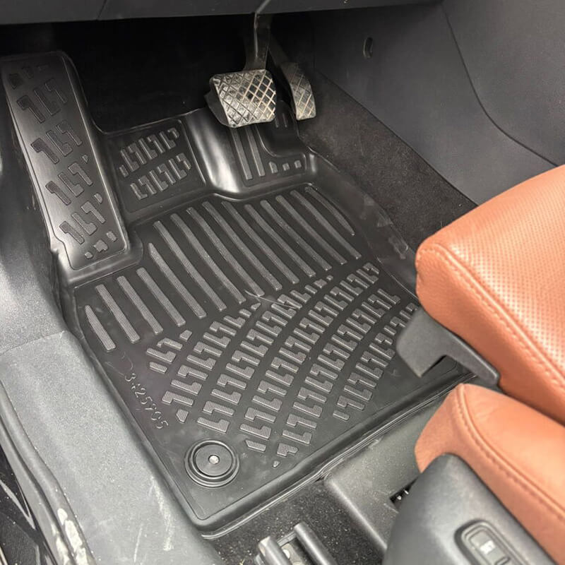 Πατάκια Σκαφάκια 3D Από Λάστιχο TPE Για Skoda Kodiaq 2024- Rizline 4 Τεμάχια Μαύρα - Image 5