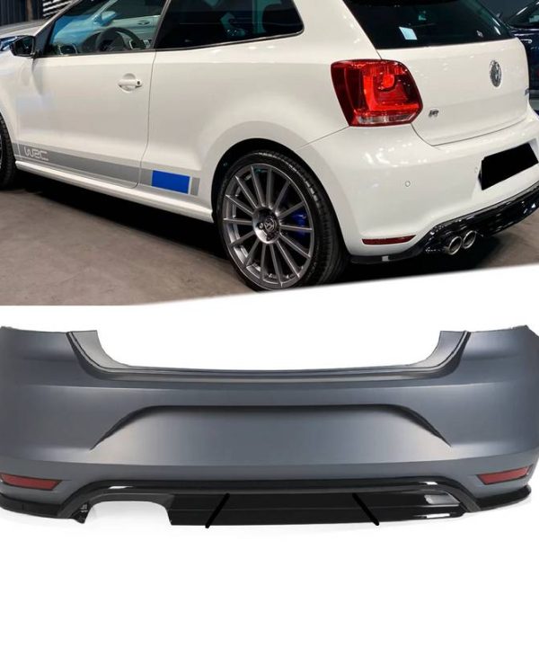 Kimpiris - Πισινός Προφυλακτήρας Για VW Polo 6R 09-17 WRC Look