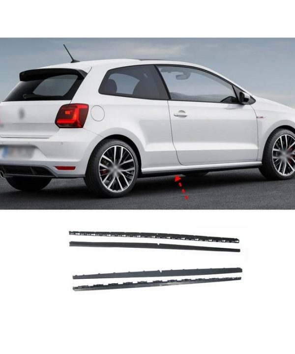 Kimpiris - Πλαινά Μασπιέ Για VW Polo 6R 09-17 WRC Look Από Abs Πλαστικό 2 Τεμάχια