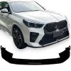 Kimpiris - Μπροστινό Spoiler Για Bmw X1 U11 2022+ M-Packet Γυαλιστερό Μαύρο 3 Τεμάχια