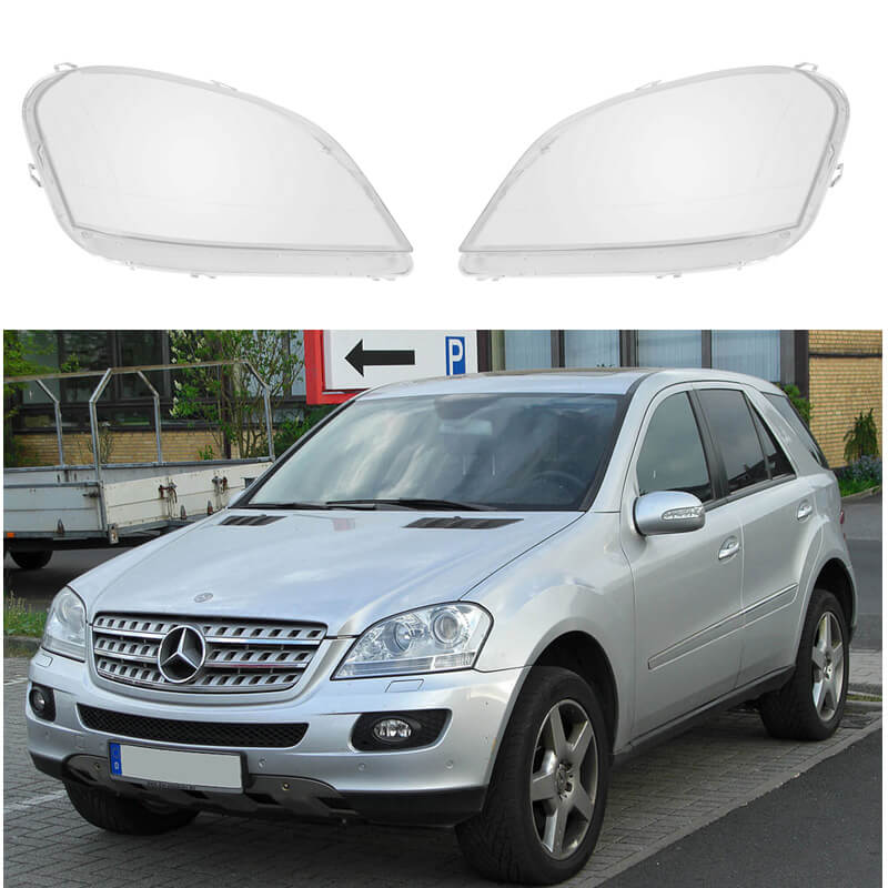 Kimpiris - Κρύσταλλα Φαναριών Για Mercedes-Benz ML-Class W164 05-08 Ζευγάρι 2 Τεμάχια