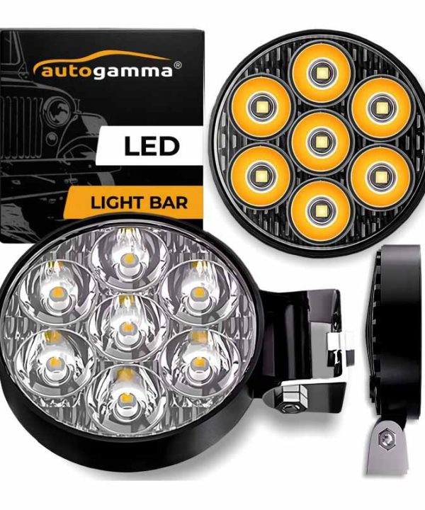 Kimpiris - Προβολέας Εργασίας Στρόγγυλος Mini 7-Y LED 9-30 Volt 30W 2500lm 6000K LEDBAR-002 1 Τεμάχιο