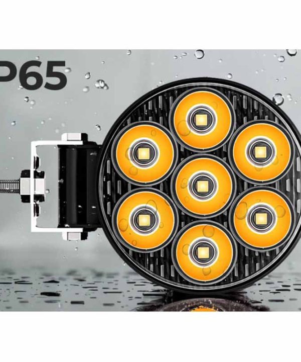 Alternative view of Προβολέας Εργασίας Στρόγγυλος Mini 7-Y LED 9-30 Volt 30W 2500lm 6000K LEDBAR-002 1 Τεμάχιο