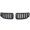 Καρδιές Μάσκας Για Bmw 3 E90 /E91 05-08 M4 Look Με Διπλή Γρίλια Μαύρο Γυαλιστερό 4 Τεμάχια - Image 4