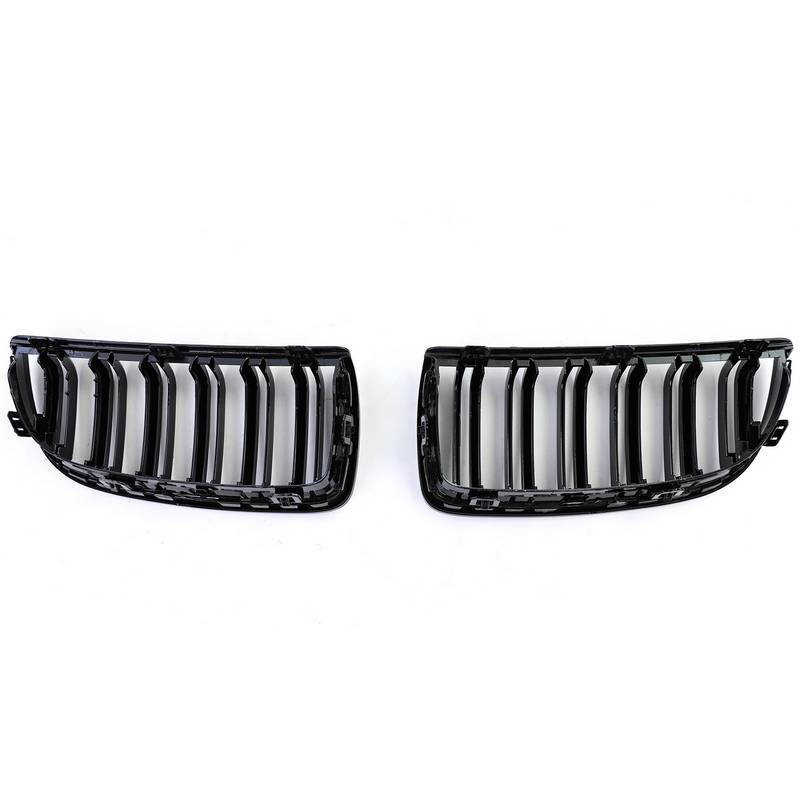 Καρδιές Μάσκας Για Bmw 3 E90 /E91 05-08 M4 Look Με Διπλή Γρίλια Μαύρο Γυαλιστερό 4 Τεμάχια - Image 7