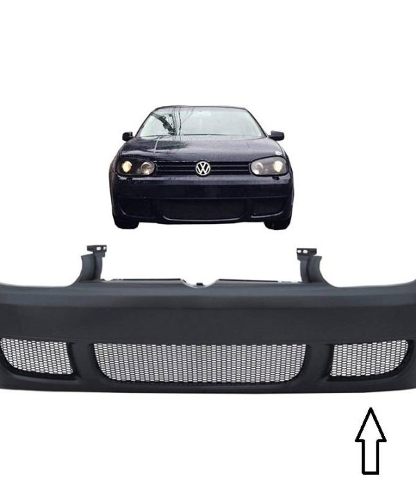 Kimpiris - Δίχτυ Προφυλακτήρα Εμπρός Πλαινό Για VW Golf IV (4) 98-03 R32 Look Αριστερό