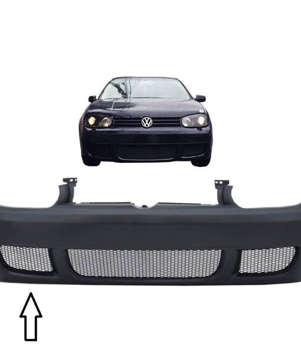 Kimpiris - Δίχτυ Προφυλακτήρα Εμπρός Πλαινό Για VW Golf IV (4) 98-03 R32 Look Δεξί