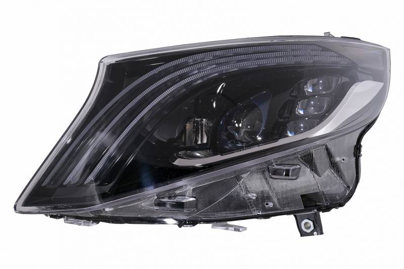 Μπροστινά Φανάρια Set Για Mercedes-Benz Vito W447 14-20 Maybach Look DRL Led Tube Μαύρα - Image 5