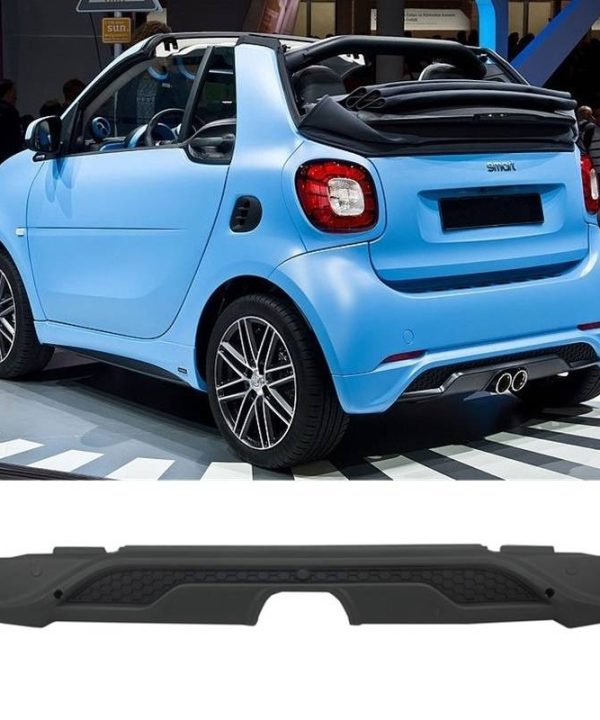 Kimpiris - Spoiler Πίσω Προφυλακτήρα Για Smart Fortwo 453 14-19 Brabus Look Από Abs Πλαστικό