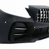 Μπροστινός Προφυλακτήρας Για Mercedes-Benz C-Class C205/W205 14-21 GTR Look (Black Mamba) Με Μαύρο/ Χρώμιο Μάσκα - Image 2