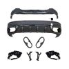 Kimpiris - Diffuser Πίσω Προφυλακτήρα Για Mercedes-Benz GLB (X247) 2019+ Amg GLB45 Look Για Amg Line Προφυλακτήρες Piano Black