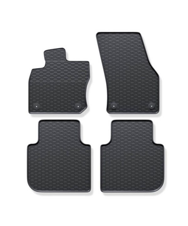 Kimpiris - Λαστιχένια Πατάκια Geyer & Hosaja Για Skoda Kodiaq II 2024+ 4 Τεμάχια Μαύρα 924/4C
