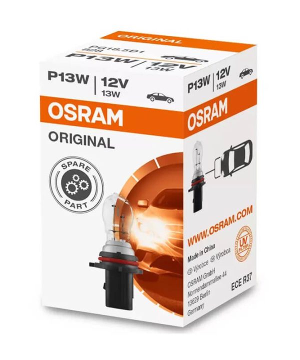 Alternative view of Λάμπα Αλογόνου P13W PG18.5D-1 12volt 13watt Osram Original 828 1 Τεμάχιο