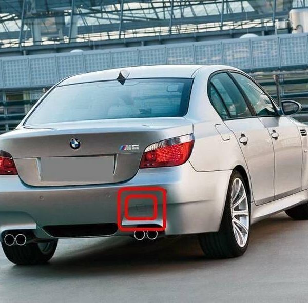 Alternative view of Κάλυμμα Γάντζου Ρυμούλκησης Πίσω Για Bmw 5 E60+LCI Rr. -///M5- 2002-09 51127898121 1 Τεμάχιο