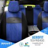 Καλύμματα Αυτοκινήτου Otom Smart Design Universal Ύφασμα / Δερματίνη Σετ Εμπρός / Πίσω 11 Τεμαχίων Μαύρο / Μπλε SLTSMT104-NZ - Image 3
