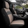 Καλύμματα Αυτοκινήτου Otom Smart Design Universal Ύφασμα / Δερματίνη Σετ Εμπρός / Πίσω 11 Τεμαχίων Μαύρο / Μπεζ SLTSMT106-NZ - Image 2