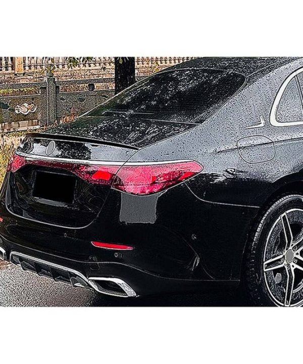 Alternative view of Αεροτομή Πορτ Παγκάζ Για Mercedes-Benz E-Class W214 2024+ Amg V2 Abs Πλαστικό Γυαλιστερή Μαύρη