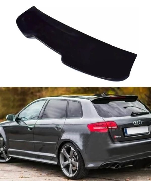 Kimpiris - Αεροτομή Οροφής Για Audi A3 8P Sportsback 5D 03-11 RS3 Look Γυαλιστερή Μαύρη Από Abs Πλαστικό