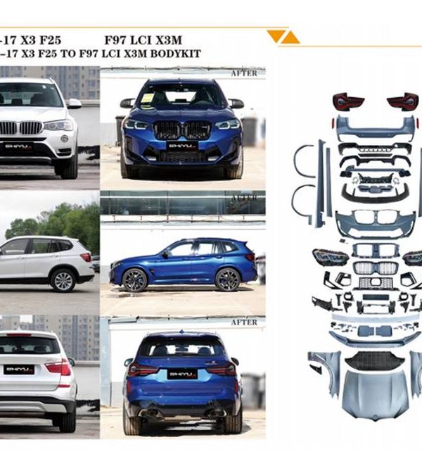 Kimpiris - Body Kit Για Bmw X3 F25 2011-2017 Upgrade To X3M Competition F97 LCI Look Με Προυλακτήρες