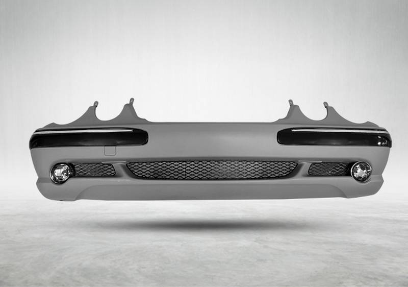 Μπροστινός Προφυλακτήρας Για Mercedes-Benz E-Class W210 99-02 Amg Look Με Προβολάκια - Image 5