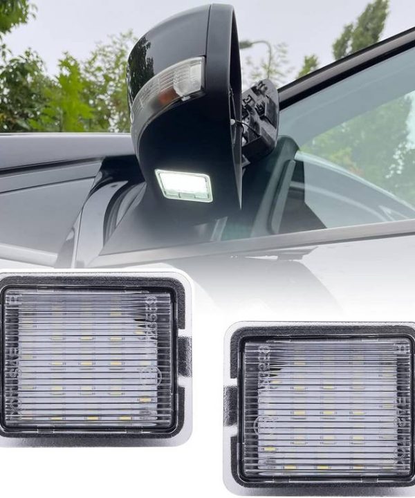 Kimpiris - Φως Καθρέπτη Για Ford Focus 01-18 / Mondeo 07-14 / Kuga 08-12 / Escape 15-16 SMD Led 6000K Λευκά 2 Τεμάχια