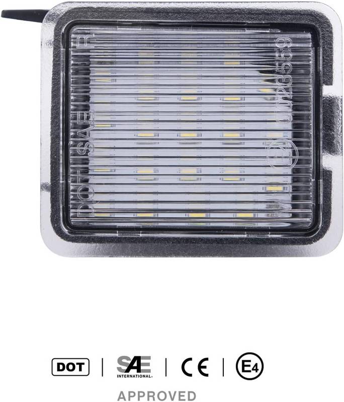 Φως Καθρέπτη Για Ford Focus 01-18 / Mondeo 07-14 / Kuga 08-12 / Escape 15-16 SMD Led 6000K Λευκά 2 Τεμάχια - Image 4