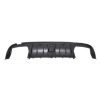 Diffuser Πίσω Προφυλακτήρα Για Mercedes-Benz C-Class W205 14-20 Sedan Brabus Look Με Μαύρες Μπούκες - Image 3